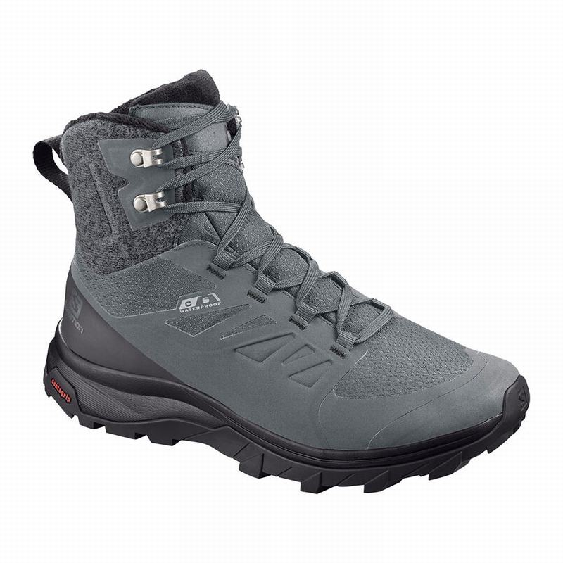 Salomon Singapore Womens Winter Boots - OUTBLAST TS CSWP W Grey | 31746-YAZE